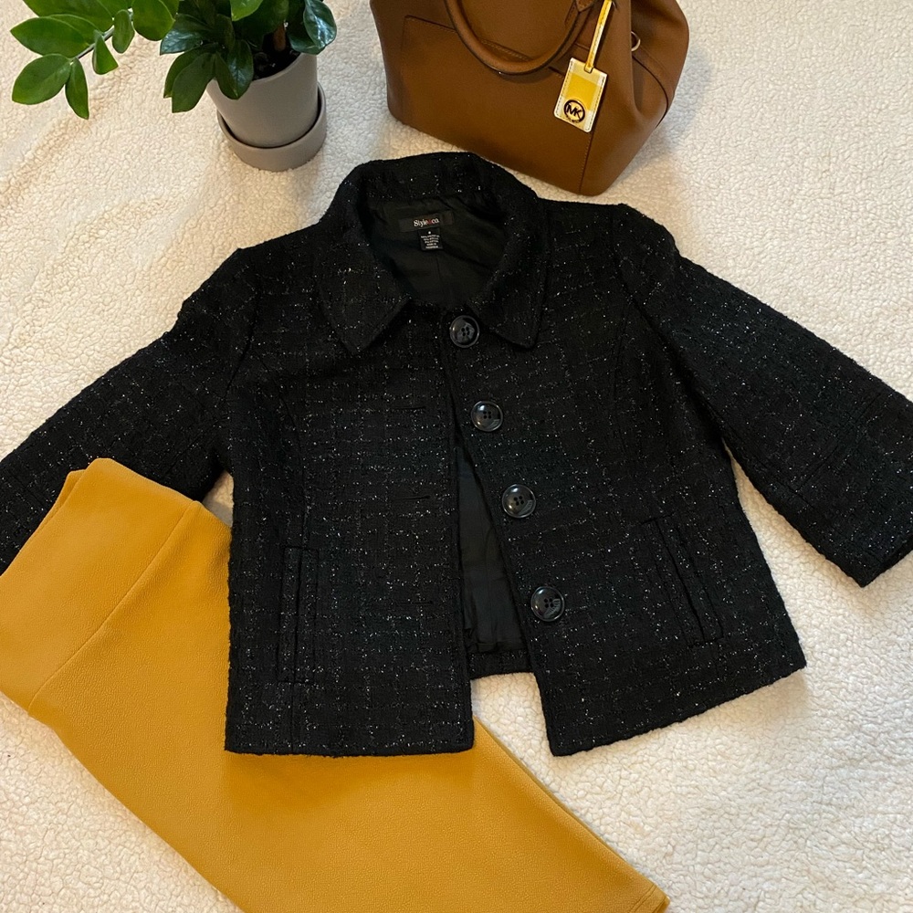 STYLE & Co- Black Blazer -Size 8